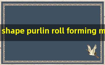 shape purlin roll forming machine